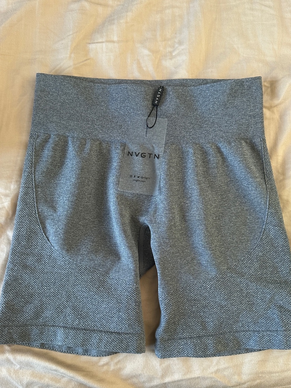 NVGTN Heather Grey Lift Shorts